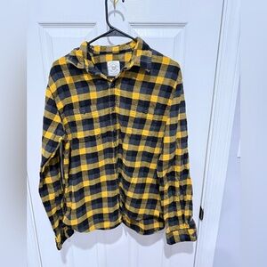 True Craft Plaid Shirt in Yellow and Black